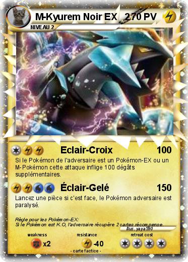 Pokemon M-Kyurem Noir EX   2