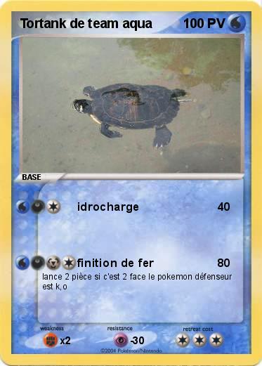 Pokemon Tortank de team aqua
