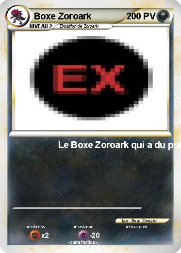 Pokemon Boxe Zoroark