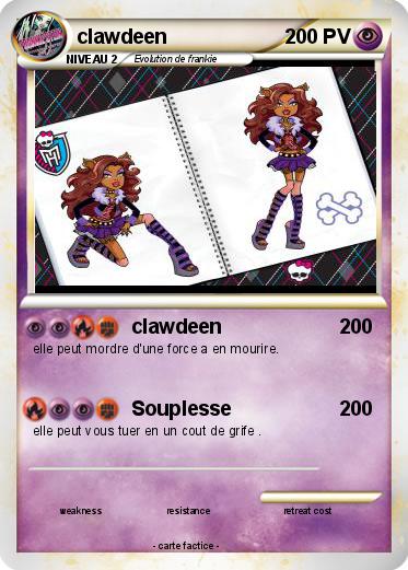 Pokemon clawdeen