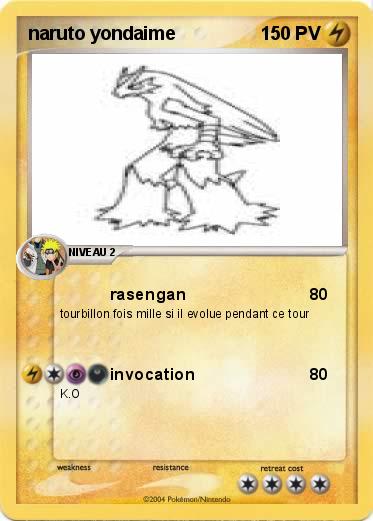 Pokemon naruto yondaime