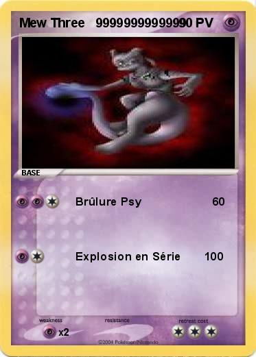 Pokemon Mew Three   9999999999999