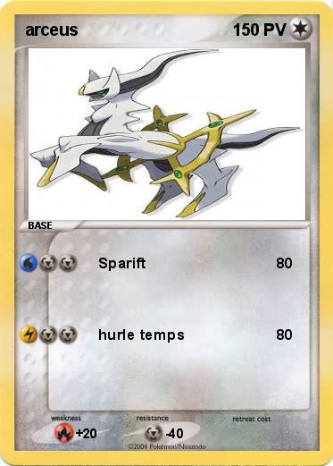 Pokemon arceus