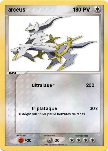Pokemon arceus                                1                
