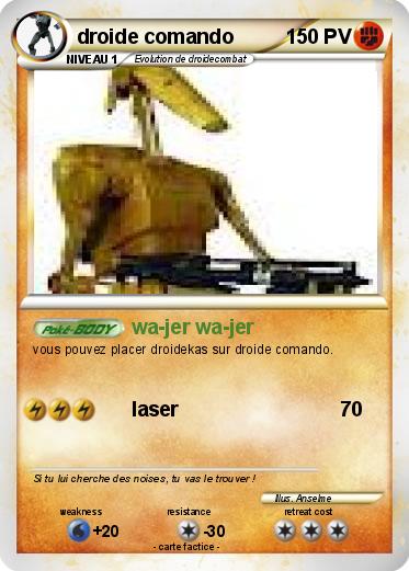 Pokemon droide comando