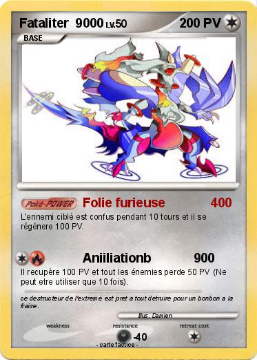 Pokemon Fataliter  9000