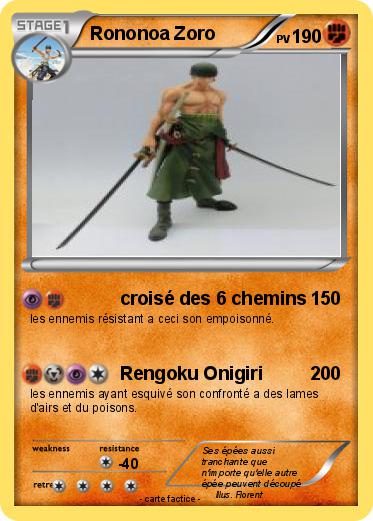 Pokemon Rononoa Zoro
