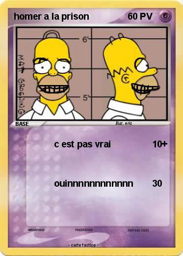 Pokemon homer a la prison