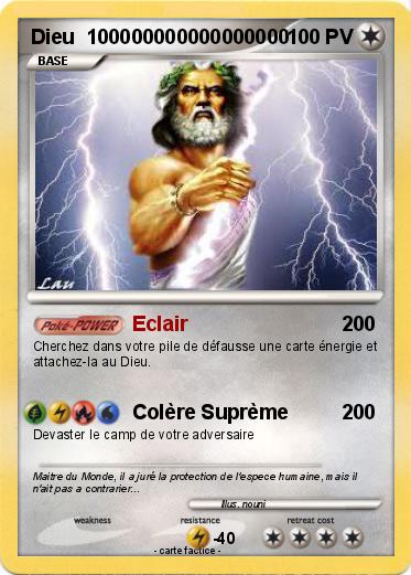Pokemon Dieu  100000000000000000