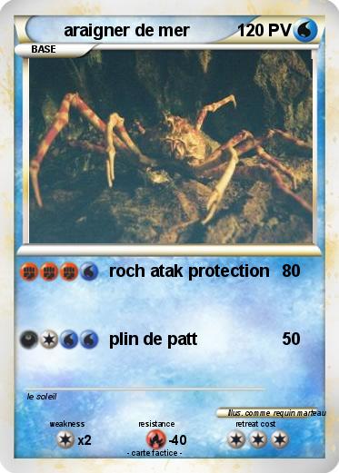 Pokemon araigner de mer