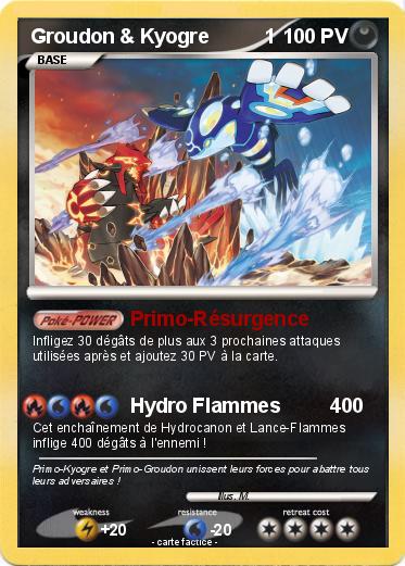 Pokemon Groudon & Kyogre          1