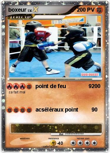 Pokemon boxeur