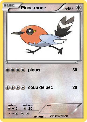 Pokemon Pince-rouge