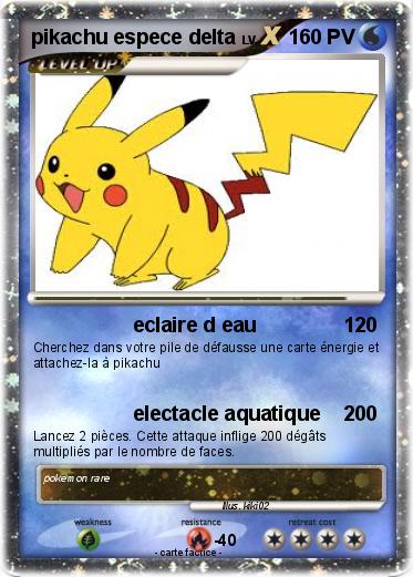 Pokemon pikachu espece delta
