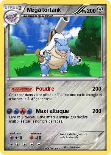 Pokemon Méga tortank