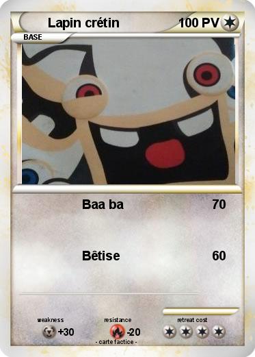 Pokemon Lapin crétin