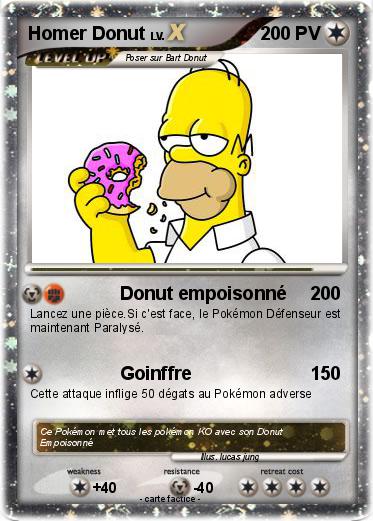 Pokemon Homer Donut