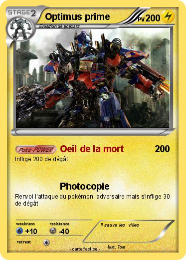 Pokemon Optimus prime