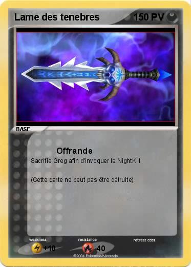 Pokemon Lame des tenebres