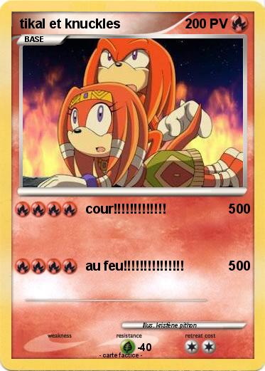Pokemon tikal et knuckles