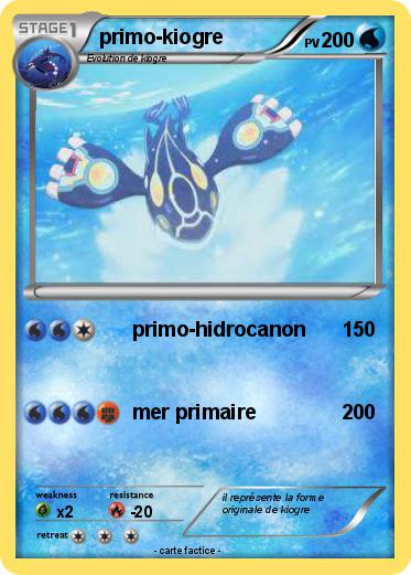 Pokemon primo-kiogre Pokemon primo-kiogre