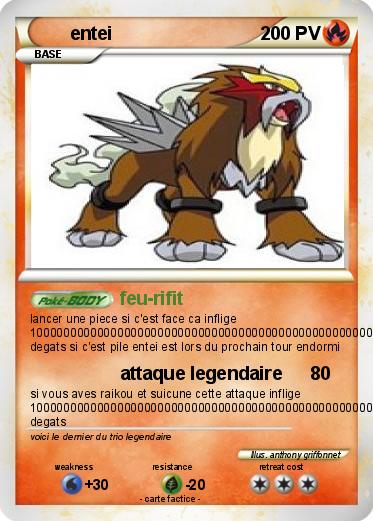 Pokemon entei
