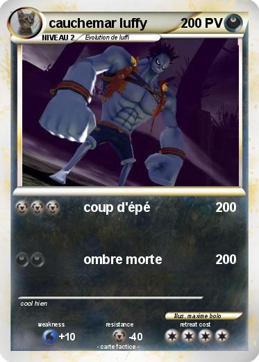 Pokemon cauchemar luffy