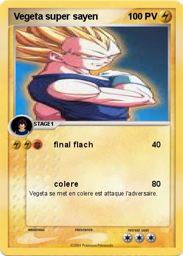 Pokemon Vegeta super sayen 