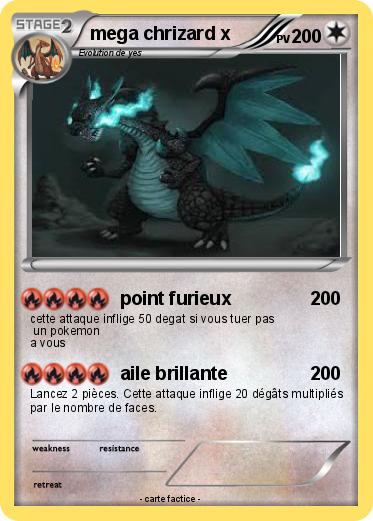 Pokemon mega chrizard x