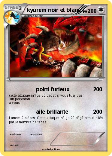 Pokemon kyurem noir et blanc