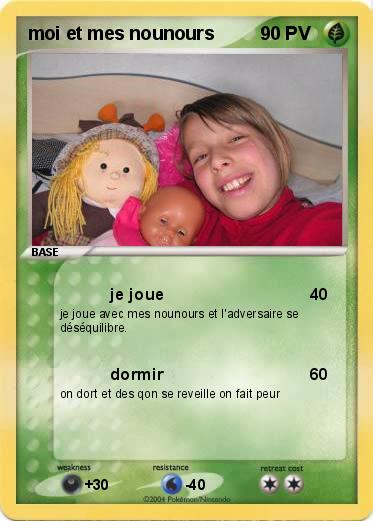 Pokemon moi et mes nounours