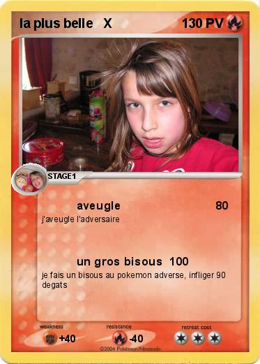 Pokemon la plus belle   X    