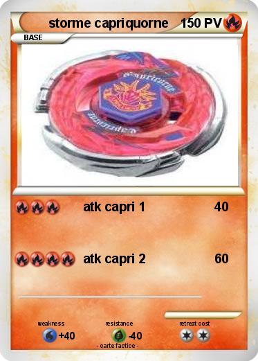 Pokemon storme capriquorne