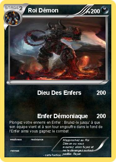 Pokemon Roi Démon