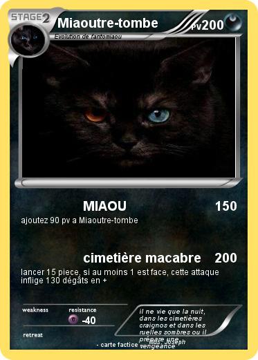 Pokemon Miaoutre-tombe
