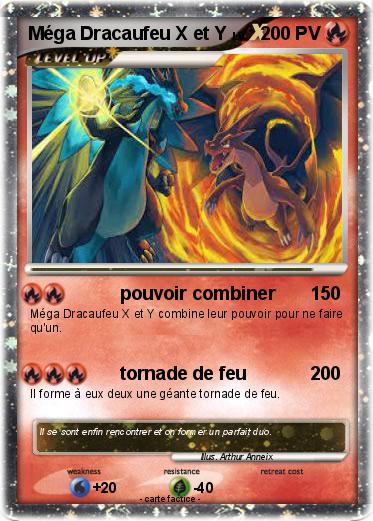 Pokemon Méga Dracaufeu X et Y