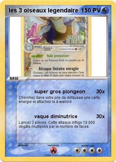 Pokemon les 3 oiseaux legendaire