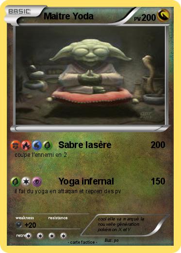 Pokemon Maitre Yoda