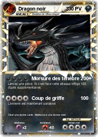 Pokemon Dragon noir               3