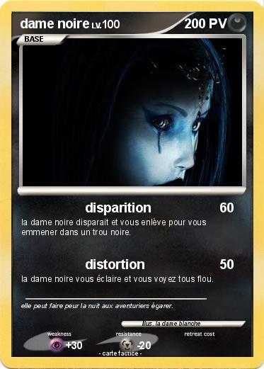 Pokemon dame noire