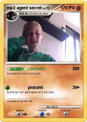 Pokemon mp3 agent secret