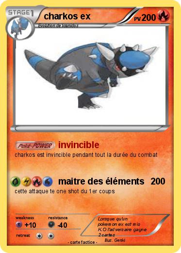 Pokemon charkos ex