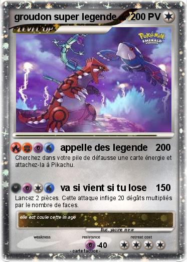 Pokemon groudon super legende