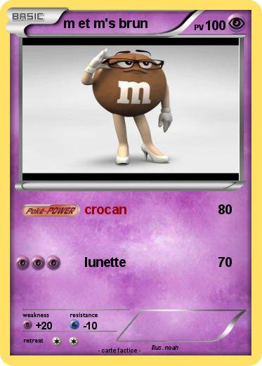 Pokemon m et m's brun