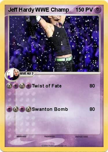 Pokemon Jeff Hardy WWE Champ