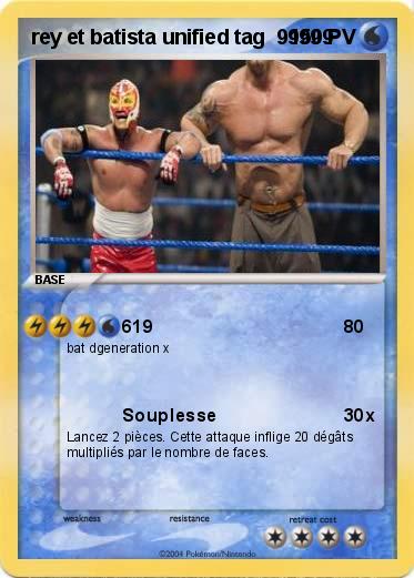 Pokemon rey et batista unified tag  99999