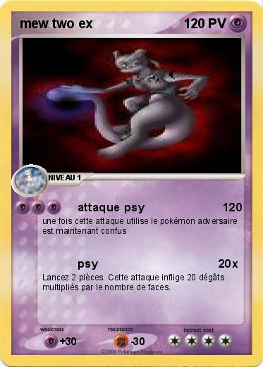 Pokemon mew two ex