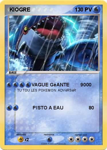 Pokemon  KIOGRE