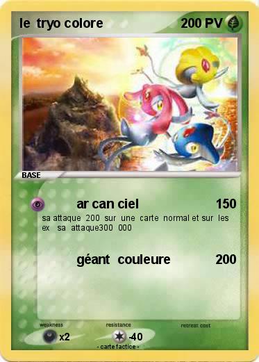 Pokemon le  tryo colore