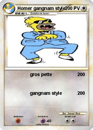Pokemon Homer gangnam style
